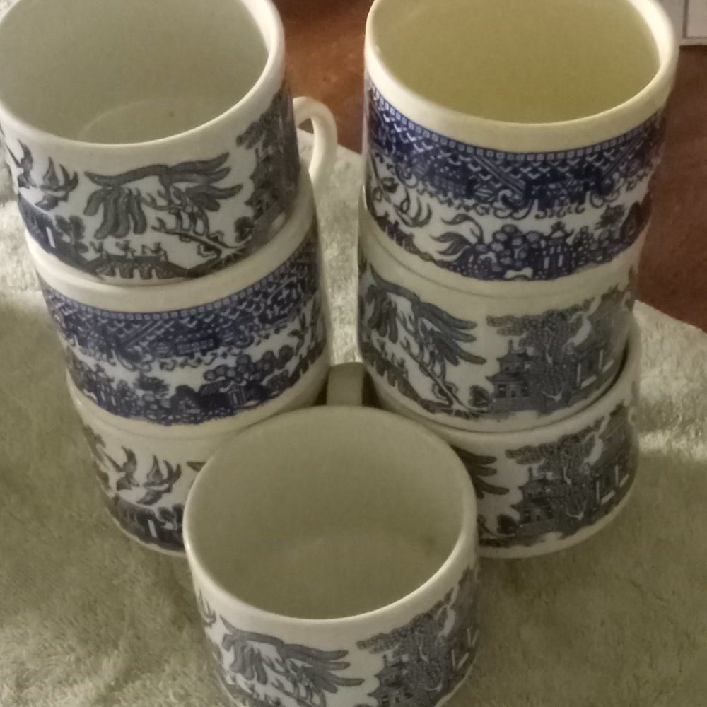 Blue & White Porcelain  Cups